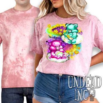 Care Bears Watercolor Wishes - UNISEX COLOUR BLAST CLAY T-Shirt
