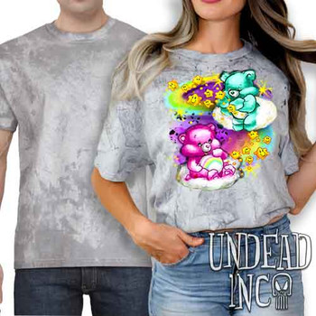 Care Bears Watercolor Wishes - UNISEX COLOUR BLAST SMOKE T-Shirt