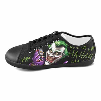 Joker Bat Bomb Men's Canvas Shoes