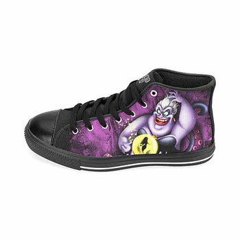 Villains Ursula & Ariel LADIES Classic High Top Canvas Shoes