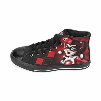 Harley Quinn Men’s Classic High Top Canvas Shoes
