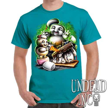 Mini Puft Madness - Men's Teal T-Shirt