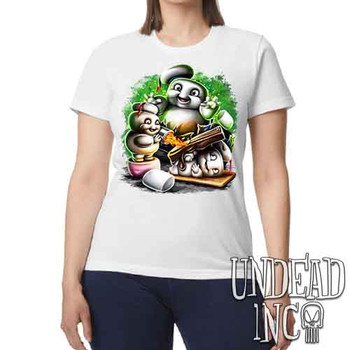 Mini Puft Madness - Women's REGULAR WHITE T-Shirt