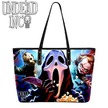 What's your favourite scary movie? Large Pu Leather Handbag / Shoulder Bag