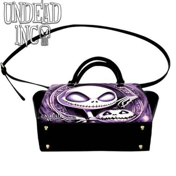 Jack Skellington Haunted Portrait Undead Inc PU Leather Shoulder / Hand Bag