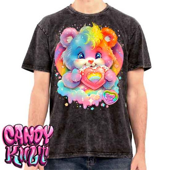 For The Love Of Rainbows Retro Candy - UNISEX STONE WASH T-Shirt