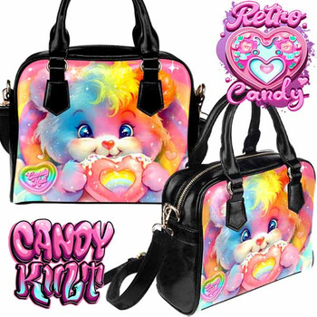 For The Love Of Rainbows Retro Candy Classic Convertible Crossbody Handbag