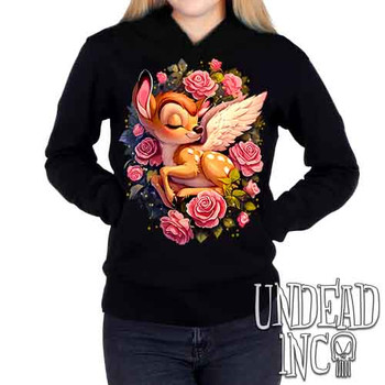 Bambi Cherub - Ladies / Juniors Fleece Hoodie