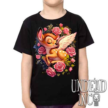 Bambi Cherub - Kids Unisex Girls and Boys T shirt