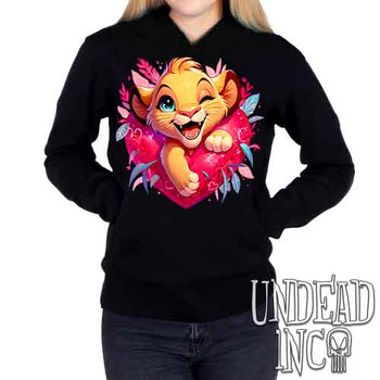 Simba Heart - Ladies / Juniors Fleece Hoodie