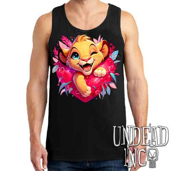 Simba Heart - Mens Tank Singlet