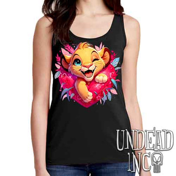 Simba Heart - Ladies Singlet Tank