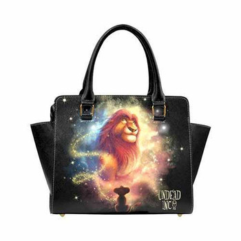 Undead Inc Lion King Watching From The Stars Premium PU Leather Shoulder / Hand Bag