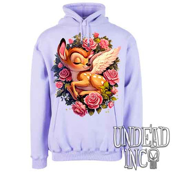 Bambi Cherub - Mens / Unisex LAVENDER Fleece Hoodie