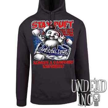 Stay Puft Marshmallows - Mens / Unisex CHARCOAL Fleece Hoodie