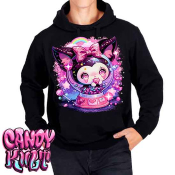 Dark Delights Gumball Machine Kawaii Candy - Mens / Unisex Fleece Hoodie