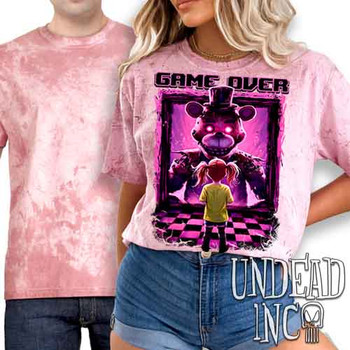 Freddy Game Over - UNISEX COLOUR BLAST CLAY T-Shirt