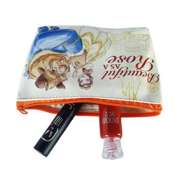 Beauty & The Beast Cosmetics Bag Matte Liquid Lipstick Set