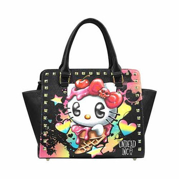 Undead Inc Hello Kitty Ice Cream Premium PU Leather Shoulder / Hand Bag