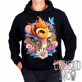 Bambi Butterfly Garden - Mens / Unisex Fleece Hoodie