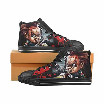 Chucky Horror Men’s Classic High Top Canvas Shoes