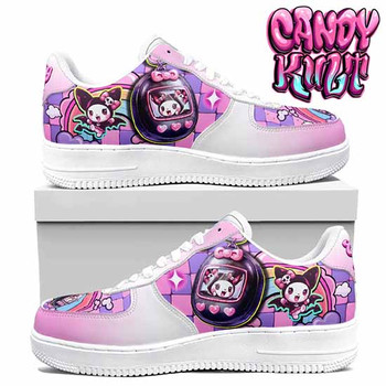 Devilish Virtual Pet Ombre Candy Kult Kicks Men's Sneakers