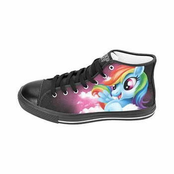 Rainbow Dash Women's Classic High Top Canvas Shoes