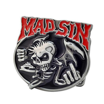 Mad Sin Psychobilly Belt Buckle