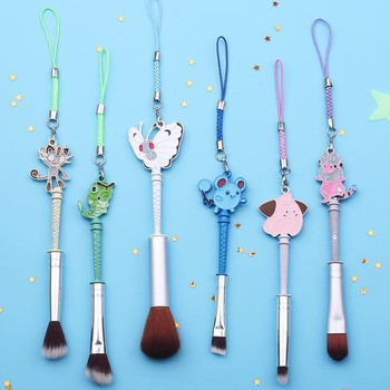 Pokemon Makeup Brush Set With Meowth Clefairy & Butterfree