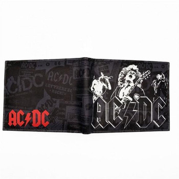 ACDC PU Leather Bifold Wallet