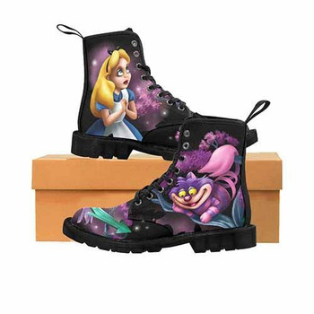 Alice In Wonderland This Way That Way Cheshire Cat MENS Undead Inc Boots