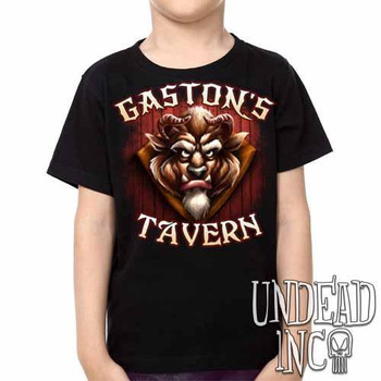 Gaston's Tavern - Kids Unisex Girls and Boys T shirt