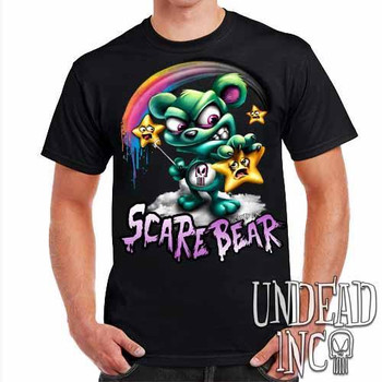 Undead Inc Scare Bear Hunting Stars - Mens T Shirt