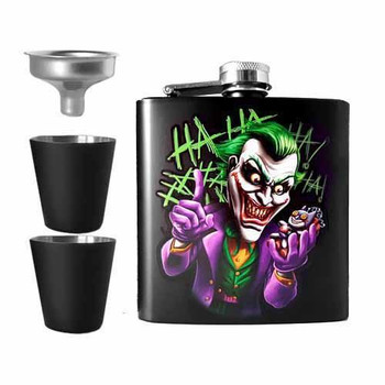Joker Undead Inc Hip Flask Set