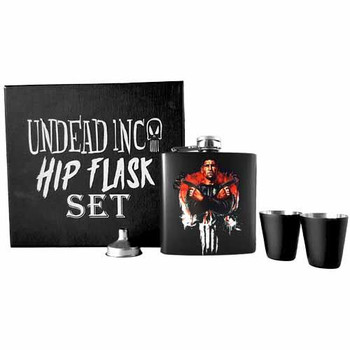 The Punisher Undead Inc Hip Flask Set