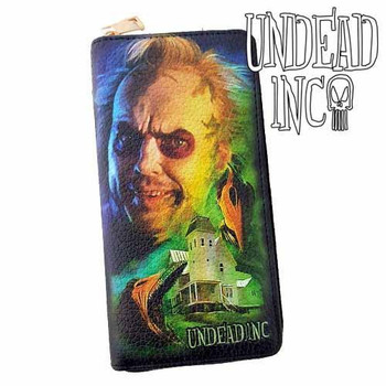 Beetlejuice House Undead Inc Premium Pu Leather Long Line Wallet