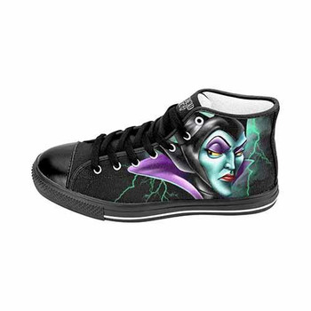 Maleficent Spinning Wheel Men’s Classic High Top Canvas Shoes