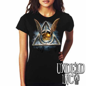 Deathly Hallows Snitch - Ladies T Shirt