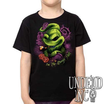 Villains Tim Burton Nightmare Before Christmas Oogie Boogie - Kids Unisex Girls and Boys T shirt Clothing