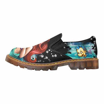 Ariel Under The Sea Women's Martin Loafer Shoes