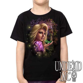 Tangled - Pascal Rapunzel  - Kids Unisex Girls and Boys T shirt Clothing