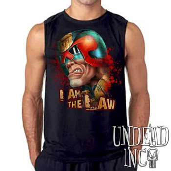 Judge Dredd I AM THE LAW Mens Sleeveless Shirt