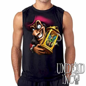 Tinkerbell and Captain Hook Mens Sleeveless Shirt