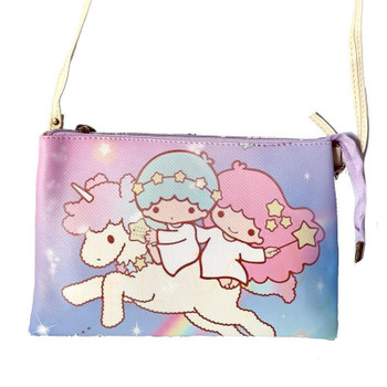 Sanrio Little Twin Stars Gemini Unicorn Shoulder Messenger Bag / Clutch