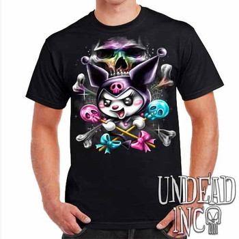 Kuromi Skull Pop Crossbones - Mens T Shirt