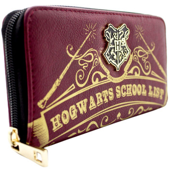 Harry Potter Hogwarts School List - Metal Emblem Premium Long Line Wallet