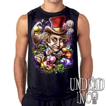 Willy Wonka & The NERDS Factory - Mens Sleeveless Shirt