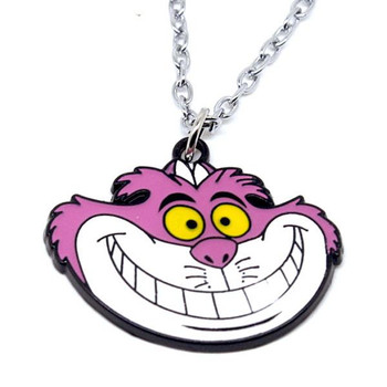 Alice In Wonderland Cheshire Cat Necklace 1