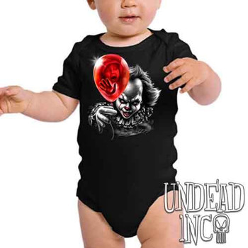 IT Pennywise Balloon Black & Grey - Infant Onesie Romper