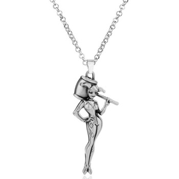 Harley Quinn With Hammer Necklace